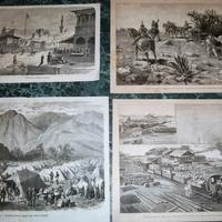 Stampe d'epoca a tema Colonie