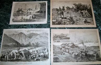 Stampe d'epoca a tema Colonie