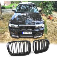 GRIGLIA BMW E46 98-01 LOOK M PERFORMANCE NERO LUCI