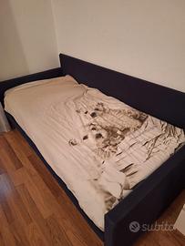 letto singolo con letto estraibile