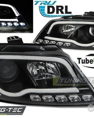 Fari LED luce diurna FIBRA OTTICA Audi A3 8P 08-12