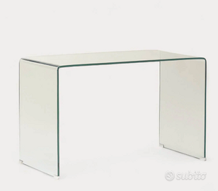 scrivania Consolle in Cristallo Temperato (120x60)