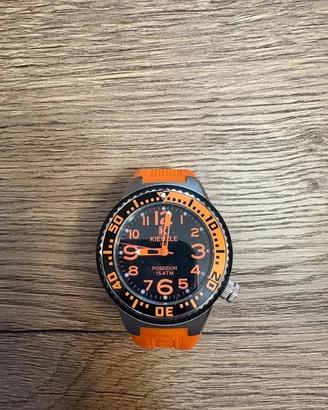 Orologio Kienzle Poseidon 15 ATM arancione