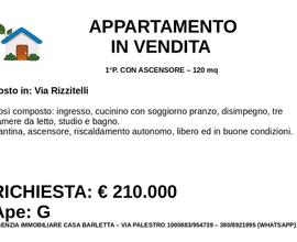 Appartamento zona Centrale - via Rizzitelli