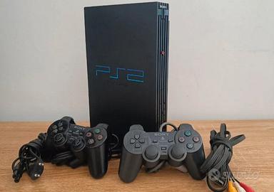 PS2 FAT completa di 2 controller, cavi e Memory 