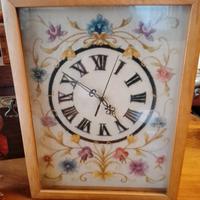 orologio cassa in legno di noce 