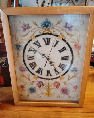 antico orologio cassa in legno di noce 