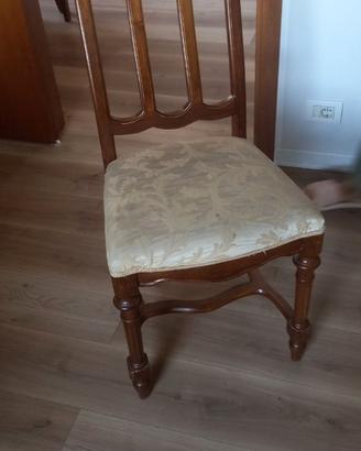 06 sedie imbottite per sala da pranzo