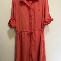 Tommy Hilfiger vestito camicia 36 corallo