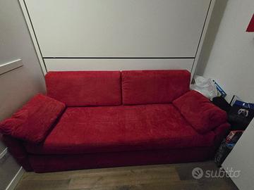 Divano letto con secondo letto estraibile
