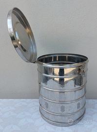 Bidone/Cestino acciaio inox