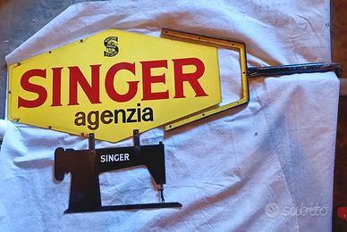 insegna Singer vintage 