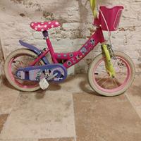 Bicicletta Minnie 12” con rotelle – Buono stato