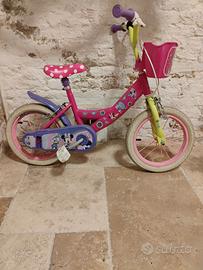 Bicicletta Minnie 12” con rotelle – Buono stato
