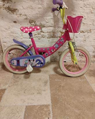 Bicicletta Minnie 12” con rotelle – Buono stato