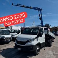 Iveco daily 35c16 2.3 e6 gru+ribaltabile trilatera