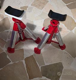 Coppia cavalletti auto pieghevoli 2 tonnellate – r