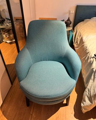 Poltrona Medea Calligaris – Verde petrolio