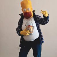 Homer Simpson carnevale adulto adulti uomo donna 