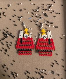orecchini snoopy