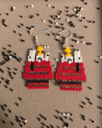 orecchini snoopy