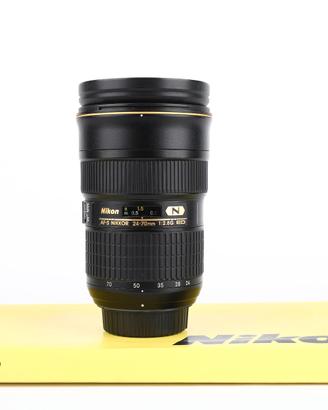 Nikon 24-70mm f2.8 G ED USATO GARANTITO PER DUE AN