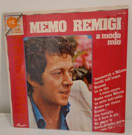 vinile A Modo Mio di Memo Remigi 1977 Carosello
