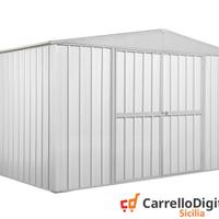 Box in lamiera di Acciaio 360x260cm 9mq bianco