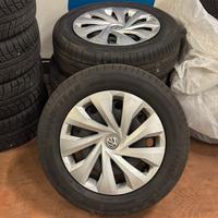 Cerchi e gomme volkswagen polo 15 pollici