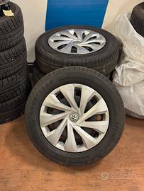 Cerchi e gomme volkswagen polo 15 pollici