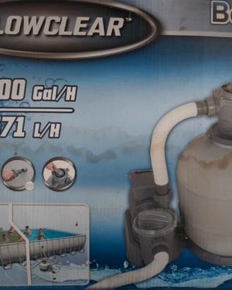Piscina Intex H132cm con motore Bestwat