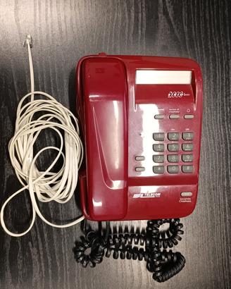 Telefono fisso Sirio 2000 Rosso Pininfarina.