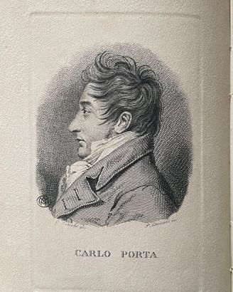Raro Vecchio libro di poesie di "Carlo Porta" 1933