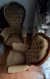 poltrone in velluto franxesr