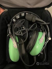 Cuffie Clearcom aeronautiche verdi