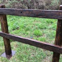 Staccionata in legno per recinzione giardini