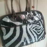 Borsa a mano Bubble Bag originale fantasia zebra