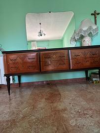 Casettiera vintage marrone