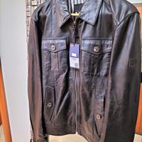 TRUSSARDI giubbino uomo NUOVO tg L pelle euro 60