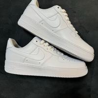 Nike Air Force 1 07 Low-Top, Bianco, Taglia 42