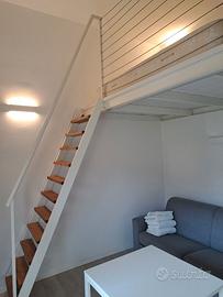 soppalco in ferro e legno