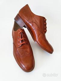 Scarpe stringate Tolò in Vero Cuoio Made in Italy