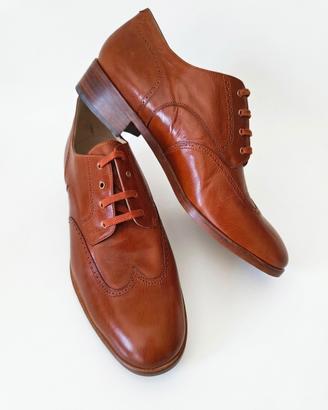 Scarpe stringate Tolò in Vero Cuoio Made in Italy