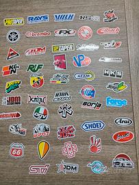 kit adesivi stickers moto auto casco scooter 