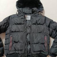Piumone nero Moncler bambino 9/10 anni 