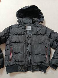 Piumone nero Moncler bambino 9/10 anni 