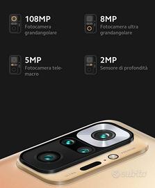 Redmi Note 10 pro 8/256 + cuffie BT+speaker