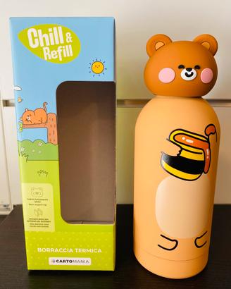 Set Borraccia e Portamerenda in Acciao