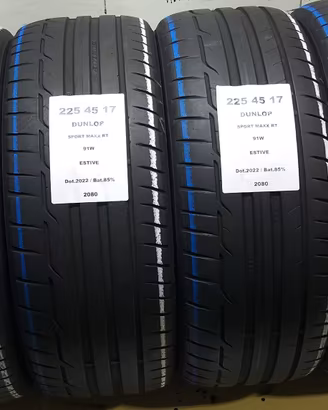 4 GOMME 225 45 17 DUNLOP A2080