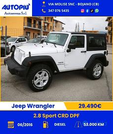 Jeep Wrangler 2.8 Sport CRD DPF